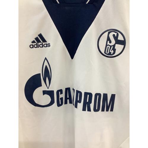 シャルケ04 【22】内田篤人・13-14シーズン・アウェイ サッカーユニフォーム Z26020 ホワイトxネイビー SIZE O(XL相当)