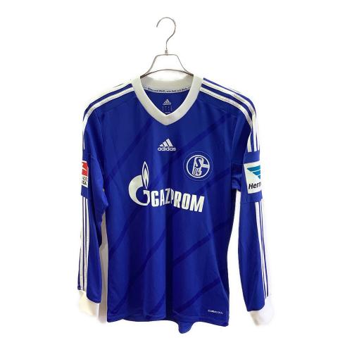 シャルケ04 【22】内田篤人・12-13シーズン・ホーム・長袖 サッカーユニフォーム X49511 ブルー SIZE O(XL相当)