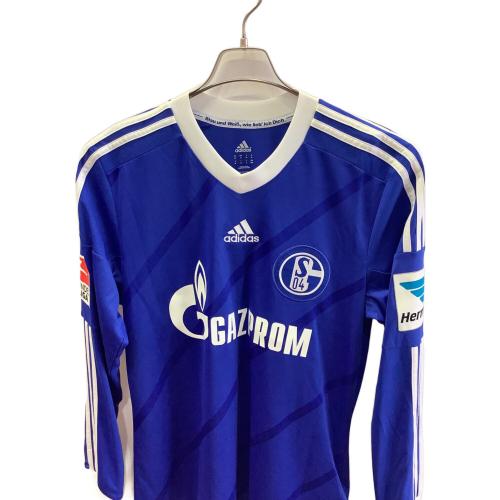 シャルケ04 【22】内田篤人・12-13シーズン・ホーム・長袖 サッカーユニフォーム X49511 ブルー SIZE O(XL相当)