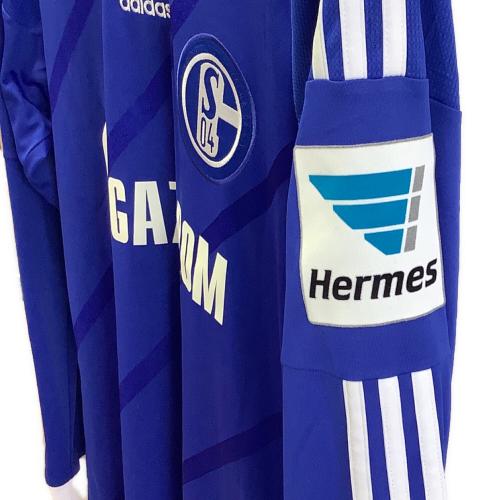 シャルケ04 【22】内田篤人・12-13シーズン・ホーム・長袖 サッカーユニフォーム X49511 ブルー SIZE O(XL相当)