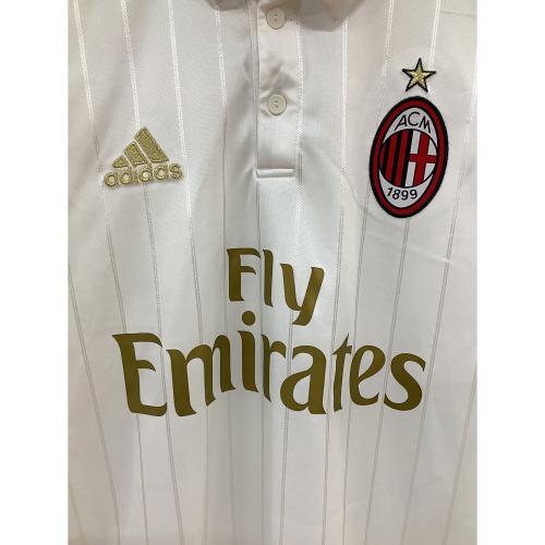 ACミラン (エーシーミラン) 【10】本田圭佑・16-17シーズン・アウェイ サッカーユニフォーム AI6891 ホワイト SIZE O(XL相当)