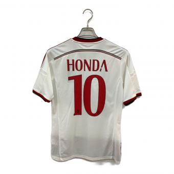 ACミラン (エーシーミラン) 【10】本田圭佑・14-15シーズン・アウェイ サッカーユニフォーム F77741 ホワイト SIZE O(XL相当)