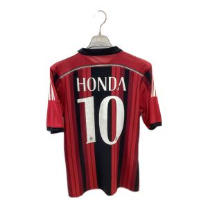 ACミラン (エーシーミラン) 【10】本田圭佑・14-15シーズン・ホーム サッカーユニフォーム D87224 レッドxブラック SIZE O(XL相当)