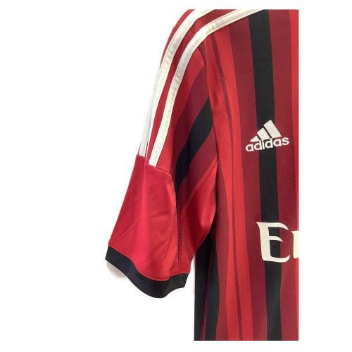 ACミラン (エーシーミラン) 【10】本田圭佑・14-15シーズン・ホーム サッカーユニフォーム D87224 レッドxブラック SIZE O(XL相当)