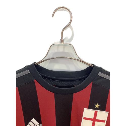 ACミラン (エーシーミラン) 【10】本田圭佑・15-16シーズン・ホーム サッカーユニフォーム S11836 レッドxブラック SIZE XO(3L相当)