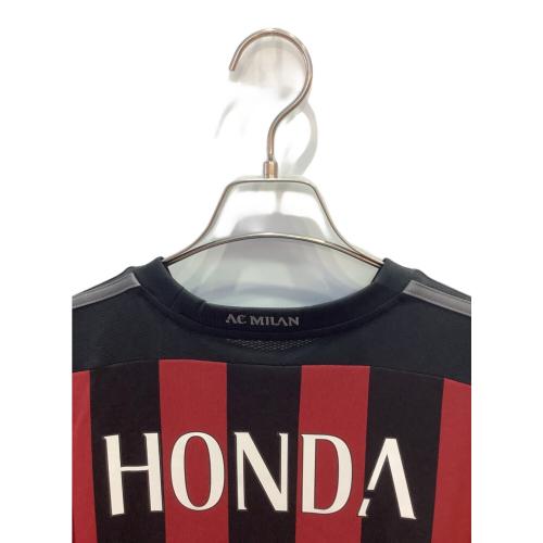 ACミラン (エーシーミラン) 【10】本田圭佑・15-16シーズン・ホーム サッカーユニフォーム S11836 レッドxブラック SIZE XO(3L相当)