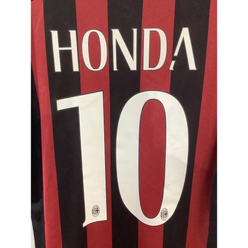 ACミラン (エーシーミラン) 【10】本田圭佑・15-16シーズン・ホーム サッカーユニフォーム S11836 レッドxブラック SIZE XO(3L相当)