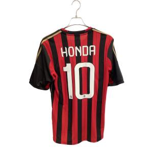 ACミラン (エーシーミラン) 【10】本田圭介・13-14シーズン・ホーム サッカーユニフォーム G77255 レッドxブラック SIZE O(XL相当)