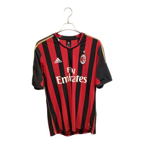 ACミラン (エーシーミラン) 【10】本田圭介・13-14シーズン・ホーム サッカーユニフォーム G77255 レッドxブラック SIZE O(XL相当)