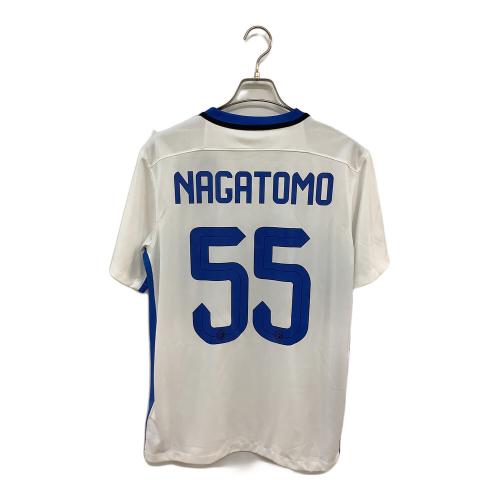 インテルナツィオナーレ・ミラノ 【55】長友佑都・15-16シーズン・アウェイ サッカーユニフォーム 658827-106 ホワイト SIZE M