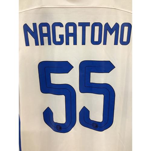 インテルナツィオナーレ・ミラノ 【55】長友佑都・15-16シーズン・アウェイ サッカーユニフォーム 658827-106 ホワイト SIZE M