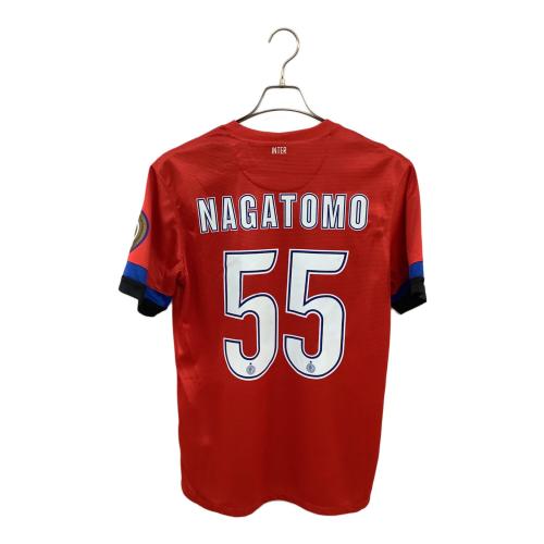 インテルナツィオナーレ・ミラノ 【55】長友佑都・12-13シーズン・アウェイ サッカーユニフォーム 479320-603 レッド・100周年記念ユニフォーム SIZE M