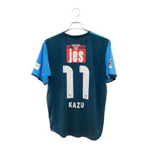 横浜FC (ヨコハマエフシー) 【11】三浦知良・2015シーズン・ホーム サッカーユニフォーム YSJ15001 スカイブルーxネイビー SIZE O(XL相当)