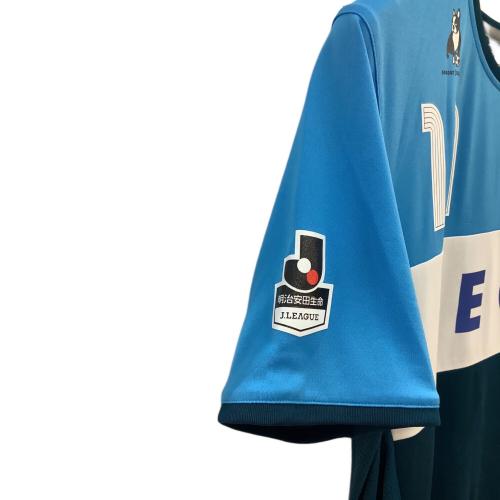 横浜FC (ヨコハマエフシー) 【11】三浦知良・2015シーズン・ホーム サッカーユニフォーム YSJ15001 スカイブルーxネイビー SIZE O(XL相当)