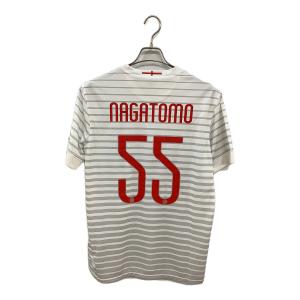 インテルナツィオナーレ・ミラノ 【55】長友佑都・14-15シーズン・アウェイ サッカーユニフォーム 611063-106 ホワイト SIZE M