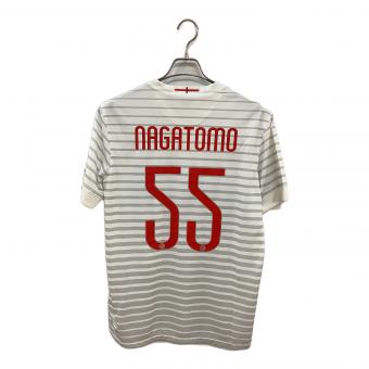 インテルナツィオナーレ・ミラノ 【55】長友佑都・14-15シーズン・アウェイ サッカーユニフォーム 611063-106 ホワイト SIZE M