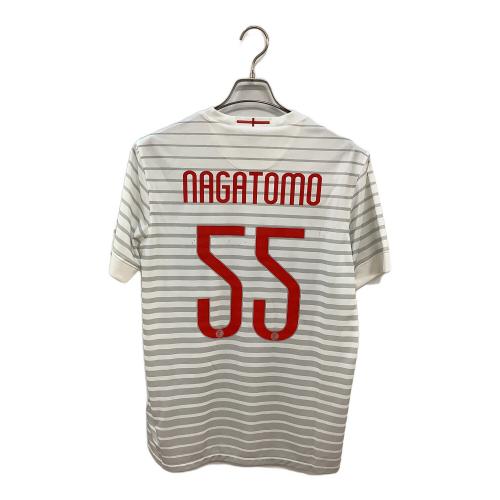 インテルナツィオナーレ・ミラノ 【55】長友佑都・14-15シーズン・アウェイ サッカーユニフォーム 611063-106 ホワイト SIZE M