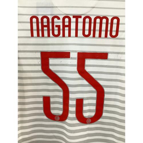 インテルナツィオナーレ・ミラノ 【55】長友佑都・14-15シーズン・アウェイ サッカーユニフォーム 611063-106 ホワイト SIZE M