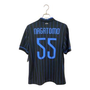 インテルナツィオナーレ・ミラノ 【55】長友佑都・14-15シーズン・ホーム サッカーユニフォーム 611062-011 ブラックxブルー SIZE M