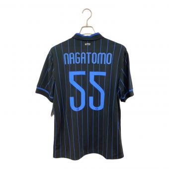 インテルナツィオナーレ・ミラノ 【55】長友佑都・14-15シーズン・ホーム サッカーユニフォーム 611062-011 ブラックxブルー SIZE M