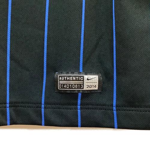 インテルナツィオナーレ・ミラノ 【55】長友佑都・14-15シーズン・ホーム サッカーユニフォーム 611062-011 ブラックxブルー SIZE M