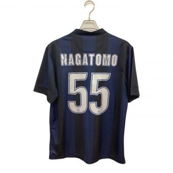 インテルナツィオナーレ・ミラノ 【55】長友佑都・13-14シーズン・ホーム サッカーユニフォーム 532844-411 ネイビーxブラック SIZE L