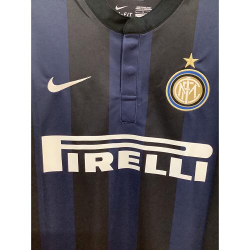 インテルナツィオナーレ・ミラノ 【55】長友佑都・13-14シーズン・ホーム サッカーユニフォーム 532844-411 ネイビーxブラック SIZE L