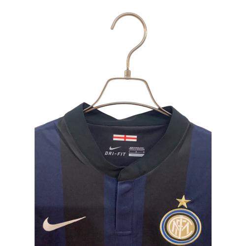インテルナツィオナーレ・ミラノ 【55】長友佑都・13-14シーズン・ホーム サッカーユニフォーム 532844-411 ネイビーxブラック SIZE L