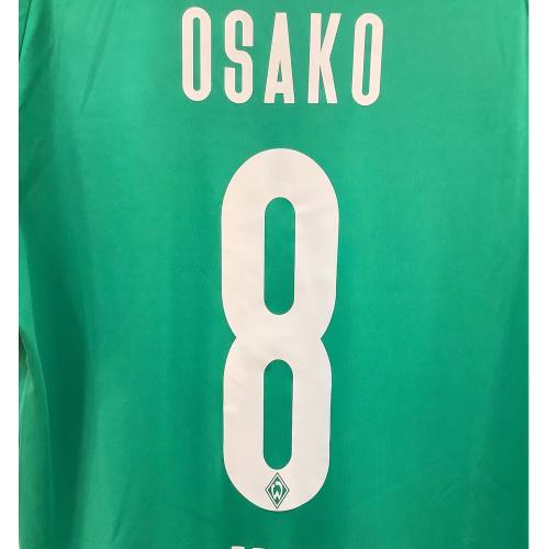 ヴェルダー・ブレーメン 【8】大迫勇也・19-20シーズン・ホーム サッカーユニフォーム UDA6937H グリーン SIZE M