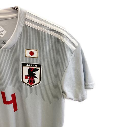日本代表 (ニホンダイヒョウ) 【4】本田圭介・2018シーズン・アウェイ サッカーユニフォーム BR3627 グレー SIZE O(XL相当)