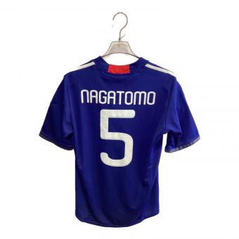 日本代表 【5】長友佑都・10-11シーズン・ホーム サッカーユニフォーム P67397 ブルー SIZE L