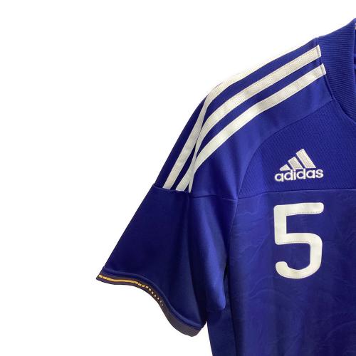 日本代表 【5】長友佑都・10-11シーズン・ホーム サッカーユニフォーム P67397 ブルー SIZE L