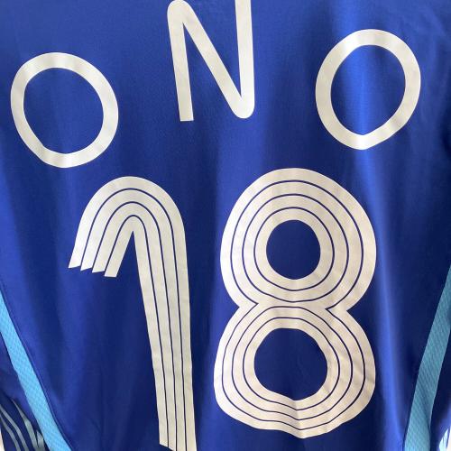 日本代表 (ニホンダイヒョウ) 【18】小野伸二・2006シーズン・ホーム サッカーユニフォーム ブルー SIZE M