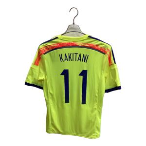日本代表 (ニホンダイヒョウ) 【11】柿谷 曜一朗・14-15シーズン・アウェイ サッカーユニフォーム G74549 イエロー SIZE O(XL相当)