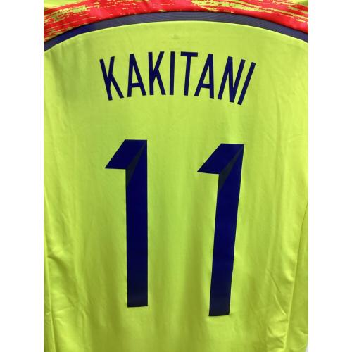日本代表 (ニホンダイヒョウ) 【11】柿谷 曜一朗・14-15シーズン・アウェイ サッカーユニフォーム G74549 イエロー SIZE O(XL相当)