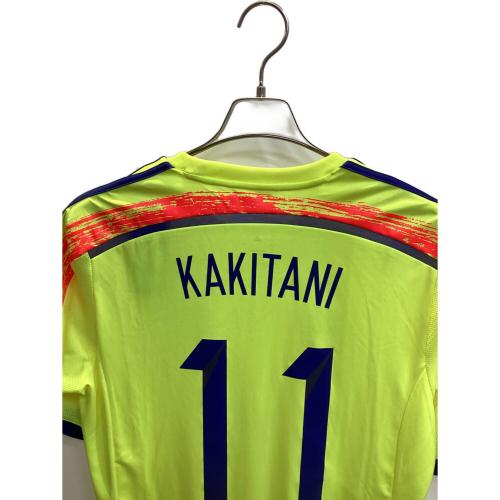 日本代表 (ニホンダイヒョウ) 【11】柿谷 曜一朗・14-15シーズン・アウェイ サッカーユニフォーム G74549 イエロー SIZE O(XL相当)