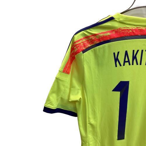 日本代表 (ニホンダイヒョウ) 【11】柿谷 曜一朗・14-15シーズン・アウェイ サッカーユニフォーム G74549 イエロー SIZE O(XL相当)
