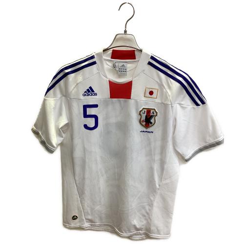日本代表 (ニホンダイヒョウ) 【5】長友佑都・10-11シーズン・ホーム サッカーユニフォーム P65755 ホワイト SIZE O(XL相当)