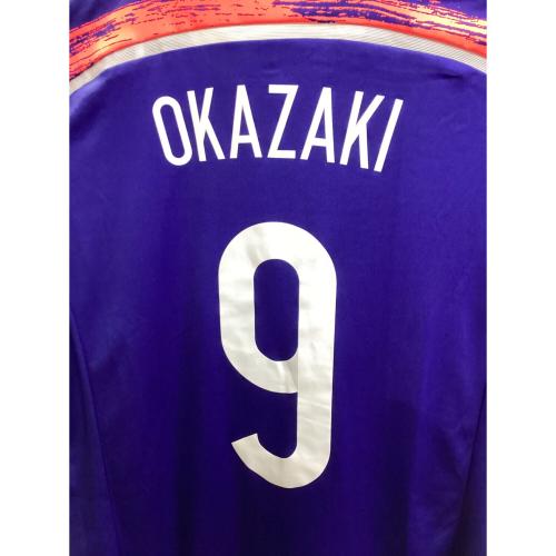 日本代表 (ニホンダイヒョウ) 【9】岡崎慎司・14-15シーズン・ホーム サッカーユニフォーム G85287 ブルー SIZE O