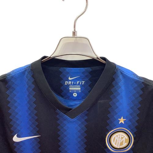 インテルナツィオナーレ・ミラノ 【55】長友佑都・10-11シーズン・ホーム・長袖 サッカーユニフォーム 394150-010 ブルーxブラック SIZE M