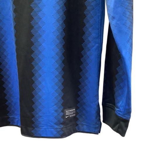 インテルナツィオナーレ・ミラノ 【55】長友佑都・10-11シーズン・ホーム・長袖 サッカーユニフォーム 394150-010 ブルーxブラック SIZE M