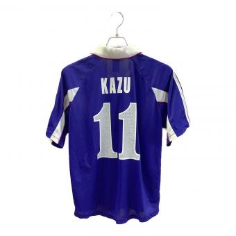 日本代表 (ニホンダイヒョウ) 【11】三浦知良・99-00シーズン・ホーム サッカーユニフォーム ブルー SIZE O