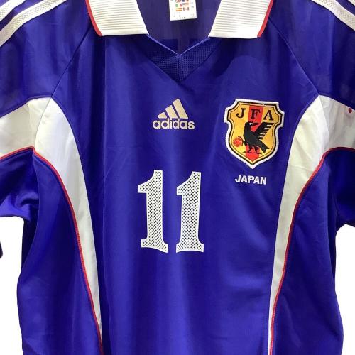 日本代表 (ニホンダイヒョウ) 【11】三浦知良・99-00シーズン・ホーム サッカーユニフォーム ブルー SIZE O