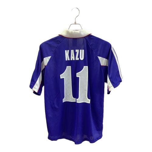 日本代表 (ニホンダイヒョウ) 【11】三浦知良・99-00シーズン・ホーム サッカーユニフォーム ブルー SIZE O