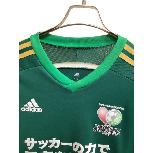 adidas (アディダス) JPFA チャリティーマッチ JAPANスターズ ユニフォーム サッカーユニフォーム F90921 グリーン SIZE L