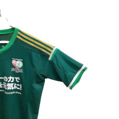 adidas (アディダス) JPFA チャリティーマッチ JAPANスターズ ユニフォーム サッカーユニフォーム F90921 グリーン SIZE L