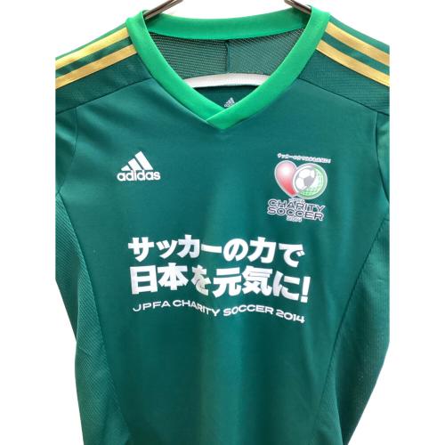 adidas (アディダス) JPFA チャリティーマッチ JAPANスターズ ユニフォーム サッカーユニフォーム F90921 グリーン SIZE L