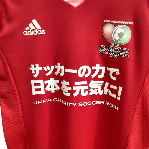 adidas (アディダス) JPFA チャリティーマッチ JAPANスターズ ユニフォーム サッカーユニフォーム F90921 レッド SIZE M