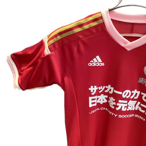 adidas (アディダス) JPFA チャリティーマッチ JAPANスターズ ユニフォーム サッカーユニフォーム F90921 レッド SIZE M