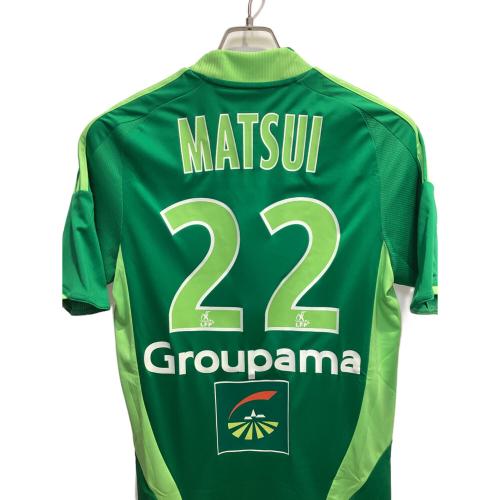 サンテティエンヌ 【22】松井大輔・08-09シーズン・ホーム サッカーユニフォーム E97959 グリーン SIZE M